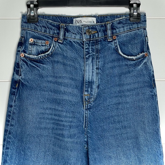 Zara 90’s Full Length Jeans Size 2 - Picture 3 of 16